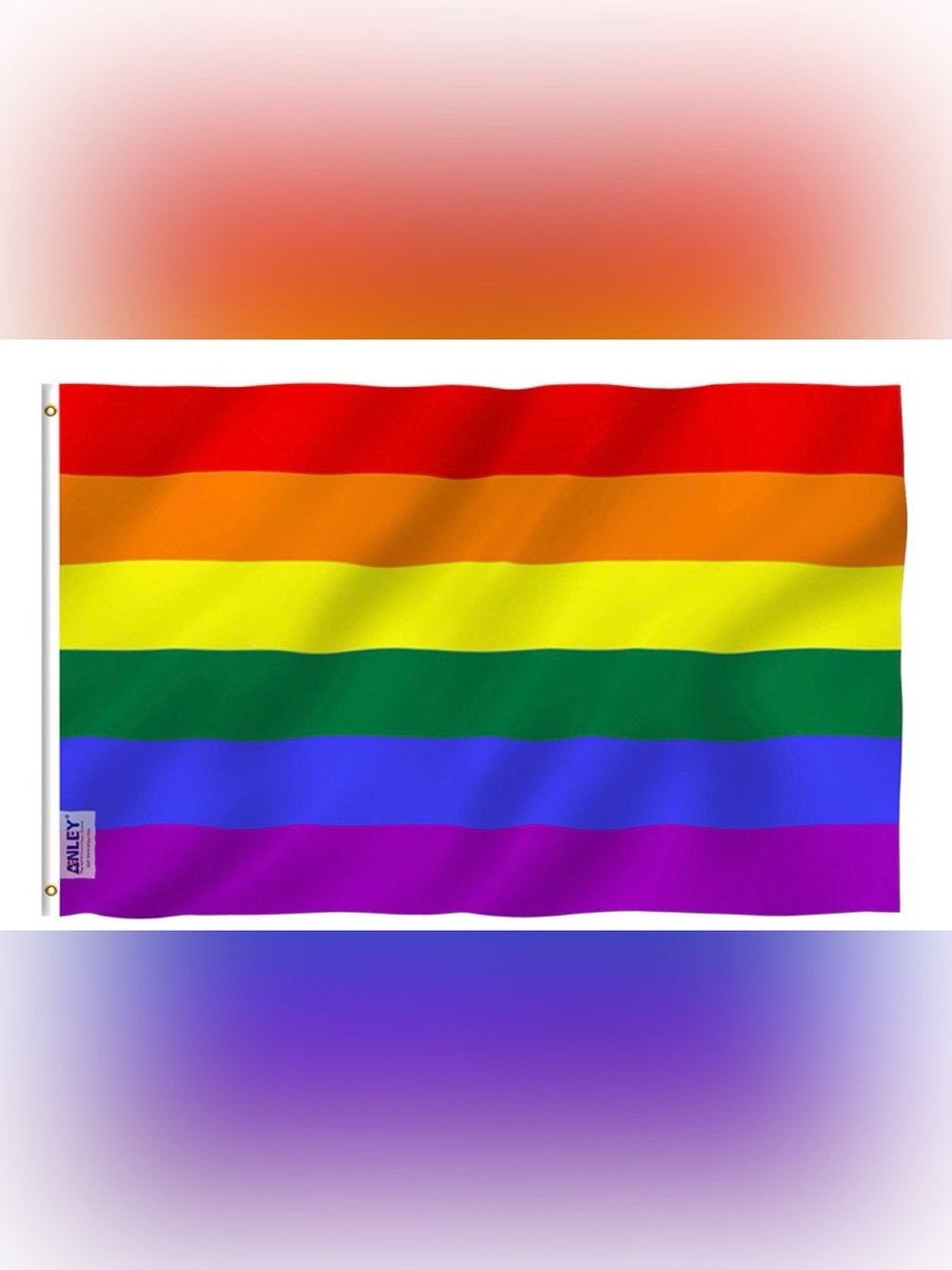 Rainbow Pride Flag - Bright Multicolor